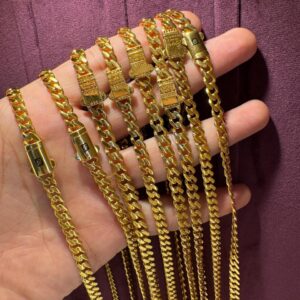 Premium Gold Chain Bracelets Set