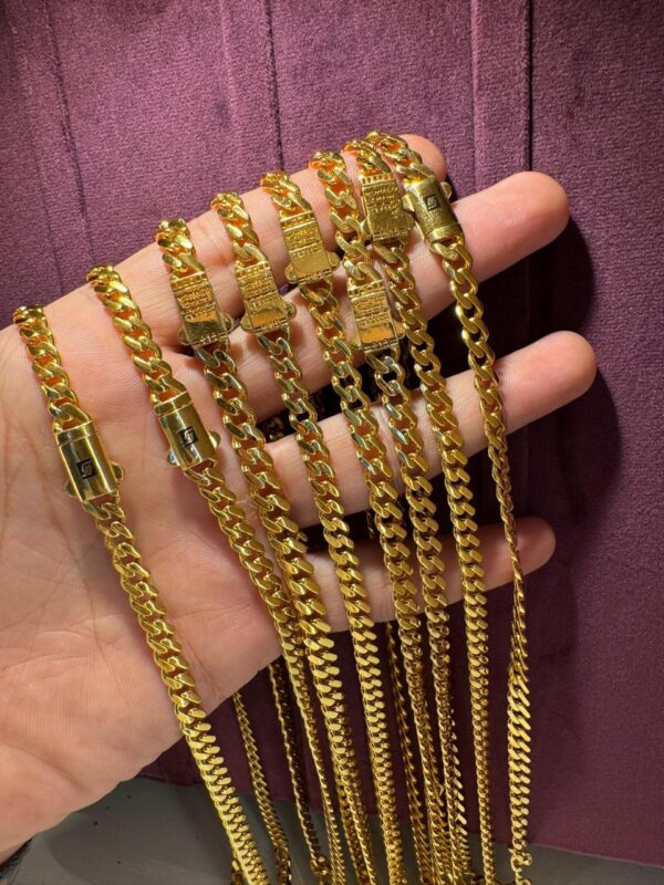 Premium Gold Chain Bracelets Set