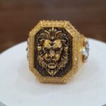 Majestic Lion Emblem Ring